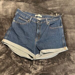 Levi Strauss Denim Blue Women's Shorts